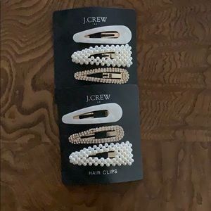 J. Crew hair clips set